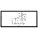 Supporto a Parete per TV 26"-56" Nero PM-SLIMFLEX-52 - Foto miniatura 2